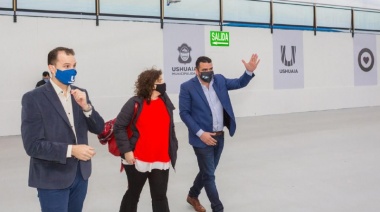 Carla Vizzotti, recorrió el Polo Hospitalario Municipal y destacó la magnitud de la obra