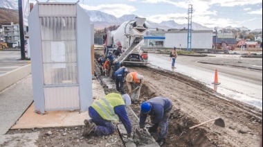 Continúan avanzando las obras viales en Ushuaia