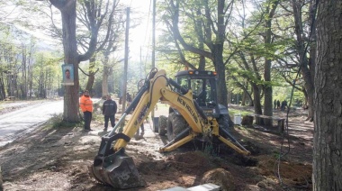 Plan de Obras Municipal: Se retoman los trabajos en la plaza Nunca Mas