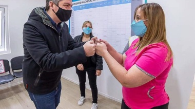 Martín Perez saludó y agradeció a los trabajadores de la sanidad en su día