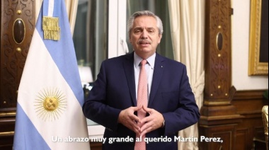 Centenario de Río Grande: El presidente saludó al intendente y a toda la ciudadanía