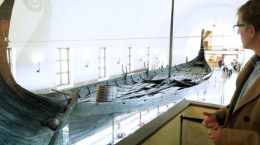Hallan los restos de un barco vikingo de la Edad de Hierro