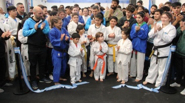 Con la presencia de Paula Pareto se inauguró un nuevo espacio deportivo en Río Grande