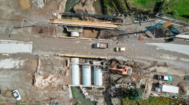 A mediados de marzo se habilitará el tránsito por el nuevo tramo del puente sobre el arroyo Grande