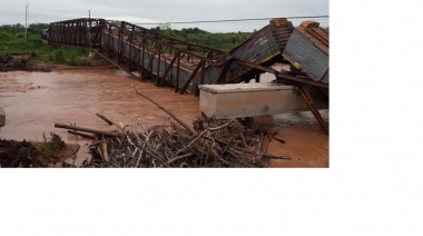 Salta: un puente ferroviario reinaugurado el año pasado se desplomó cuando pasaba un tren de carga