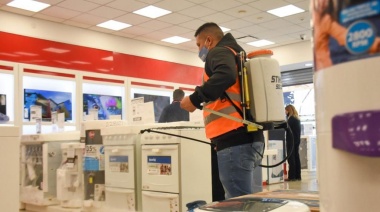 Pandemia en Ushuaia: Intensifican los trabajos de desinfección y prevención