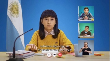 Chicas y chicos, protagonistas de la campaña que alerta por el aumento del 23 por ciento de la violencia contra la niñez durante la cuarentena