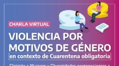 Charla virtual sobre violencia de género en el contexto de cuarentena