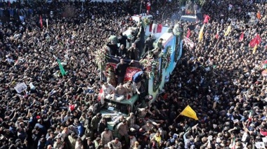 Al menos 56 muertos en una estampida durante el funeral del general iraní Soleimani