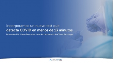 Clínica San Jorge incorpora nuevo test que detecta COVID en menos de 13 minutos