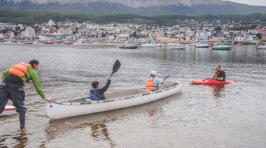 La Municipalidad de Ushuaia invita a participar de Talleres de canotaje, escalada en roca y caminatas familiares