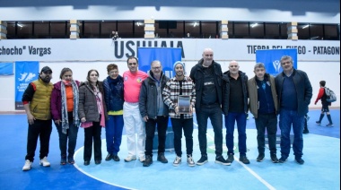 El IMD Ushuaia reconoció la trayectoria de “Kiki” Vaporaki