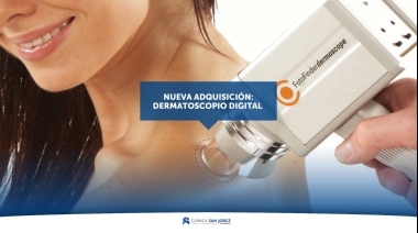 Clínica San Jorge incorporó nuevo dermatoscopio digital