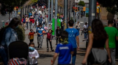 España: las imágenes del día en el que los niños volvieron a tomar las calles