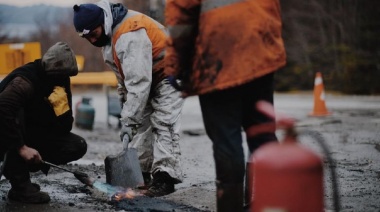 Municipalidad inició el bacheo y repavimentación del camino al Glaciar