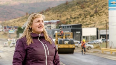 Se pavimentó otro tramo de la Avenida Héroes de Malvinas