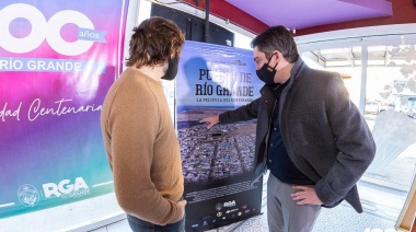 Junto a antiguos pobladores Martín Perez participó del lanzamiento de la película "Pueblo de Río Grande"