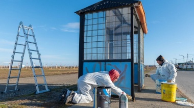 Intervienen distintos espacios de la ciudad con trabajos de pintura, limpieza y mantenimiento.