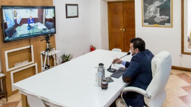 Vuoto mantuvo una videoconferencia con el nuevo ministro de Desarrollo Territorial y Hábitat de la Nación, Jorge Ferraresi.