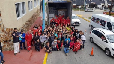 En el 2018 Ushuaia juntó ocho contenedores con donaciones para el Garrahan
