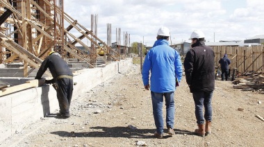 Avanza la construcción del Complejo Deportivo Margen Sur