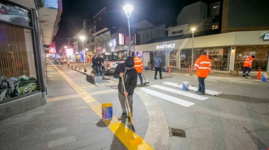 Personal municipal realizó tareas de limpieza en Perito Moreno y zona céntrica de la ciudad
