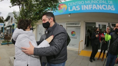 Perez y Vizzotti recorrieron el Centro Municipal de las Infancias y Mamá Margarita