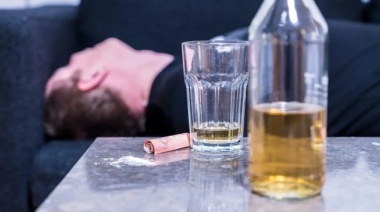 Consumo en la provincia: El alcohol en 1er lugar y la cocaína, en 2do.
