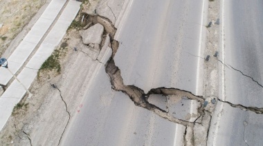 La ruta destruida en Comodoro Rivadavia: La imagen de la desolación y el miedo de que sea aún peor