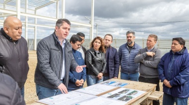 Avanzan las obras de la nueva terminal de ómnibus de Río Grande