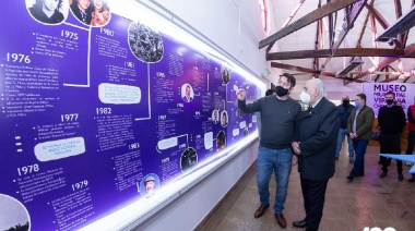 Martín Perez junto al ex intendente Julio Nogar re-inauguraron el Museo Virgina Choquintel