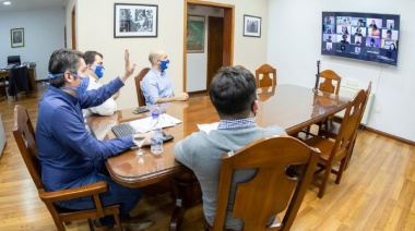 Perez destacó el trabajo de los Centros de estudiantes durante la cuarentena