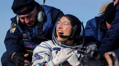 Récord femenino: la astronauta de la NASA Christina Koch regresó a la Tierra tras pasar casi un año en el espacio