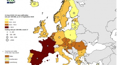 Los siete países que preocupan a Europa por el avance de la segunda ola