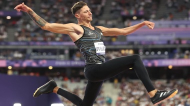 Brian Impellizzeri, campeón paralímpico en salto en largo