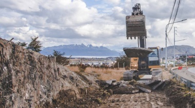 Dieron comienzo los trabajos previos a la construcción de la bicisenda "Pensar Malvinas"