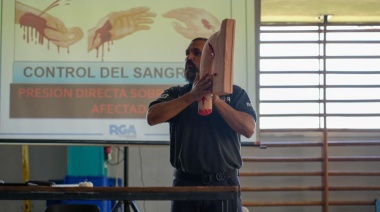 Capacitaron en Primeros Auxilios a estudiantes y profesores de Educación Física