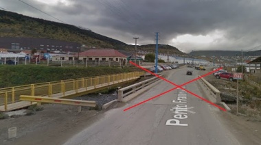 Nuevo puente sobre Arroyo Grande: Por reubicación de cañerías de gas estará cerrado ese tramo de Perito Moreno