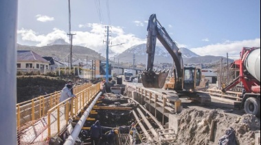 Avanza la obra del nuevo puente de cuatro manos sobre el Arroyo Grande
