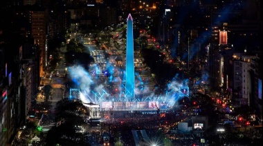 El Obelisco  será iluminado con los colores del campeón para los festejos de la Superfinal