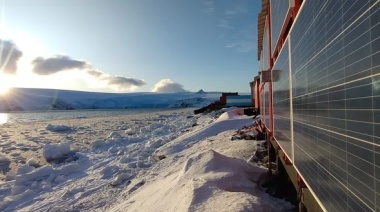 Instalan paneles solares en las bases antárticas argentinas