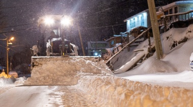 Fuerte operativo para hacer frente a la nevada