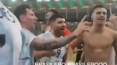 Argentina campeón: La actitud de Lionel Messi que interrumpió los cantos agresivos en los festejos de la Copa América