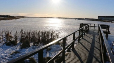 Laguna de los Patos: Recuerdan que están prohibidas las actividades invernales