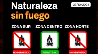 Recuerdan la prohibición de hacer fuego