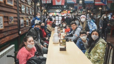 Turismo social: Los chicos del CAAD visitaron el Tren del Fin del Mundo