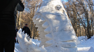 Concluyó el Festival de Esculturas en Nieve y permanecerá una semana más