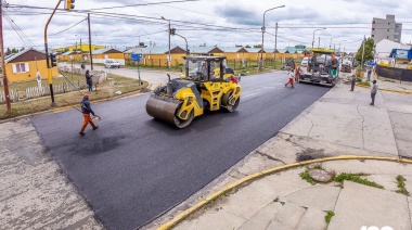 Segunda etapa de recapado asfáltico en más de 6 calles del Centro de Río Grande