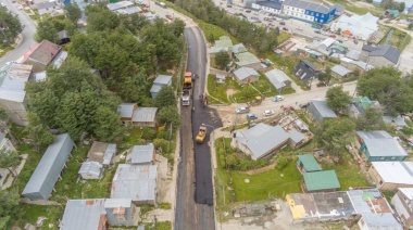 La calle Soberanía Nacional lleva pavimentados mas de 250 metros lineales