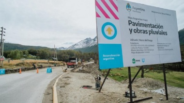 Comienza la pavimentación de 350 metros mas en la calle de acceso a Andorra